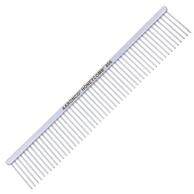 Aaronco 9"" Coarse Honeycomb","White coarse honeycomb comb with long teeth"