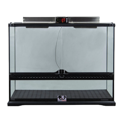 Puppywarmer® Puppy Incubator,"Glass-front incubator with digital control display"