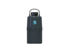 VS4-3 Vapor Shipper,"Dark cylindrical container with metal handle and lid"