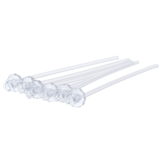 Breeder's Edge® Collect Him™ Disposable Pipettes,"Clear plastic pipettes with round grip ends"