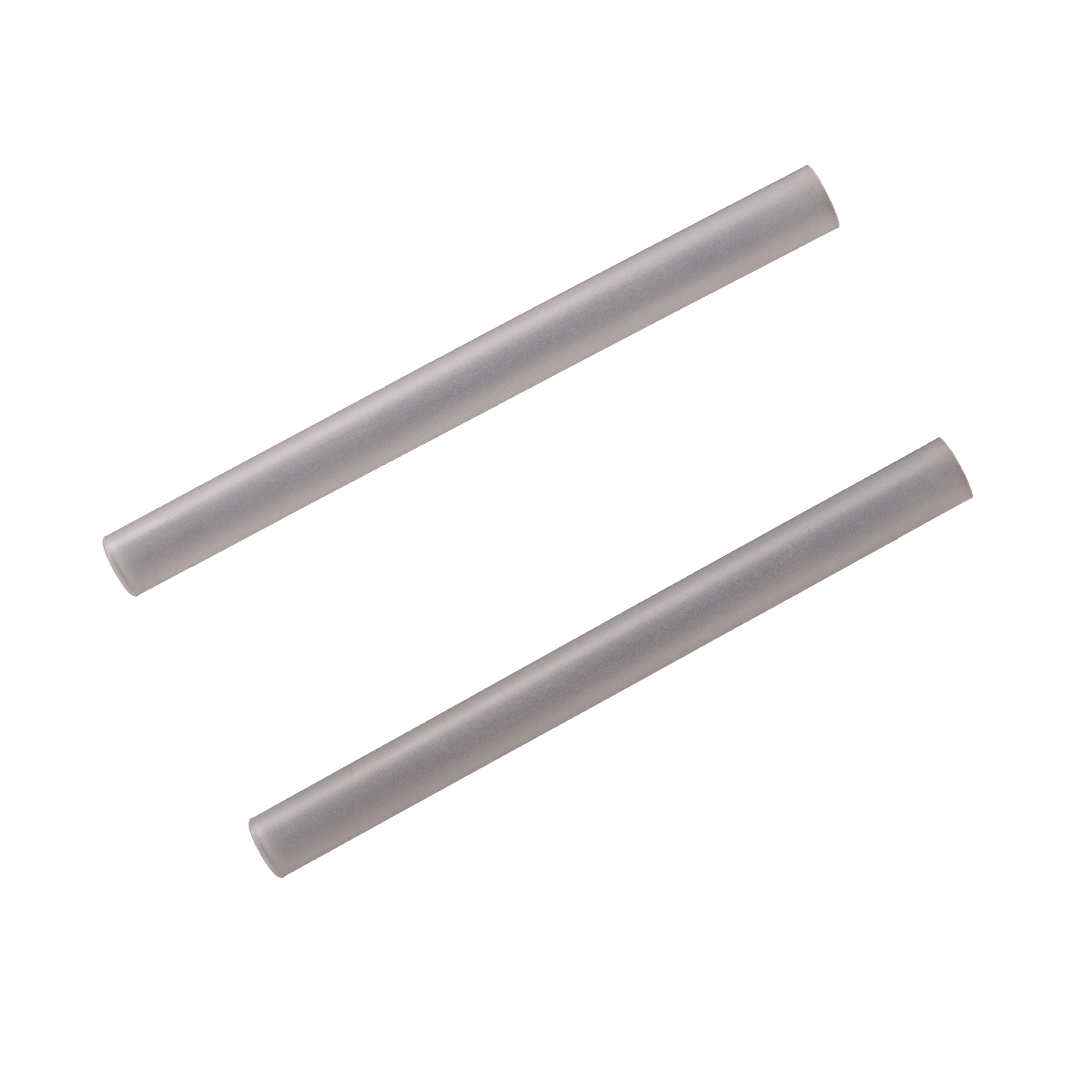 Holding Goblets,"Pair of frosted cylindrical sleeves"