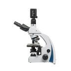 BioVID 4K 8MP Ultra HD Microscope Camera,"Black camera mounted on microscope eyepiece"