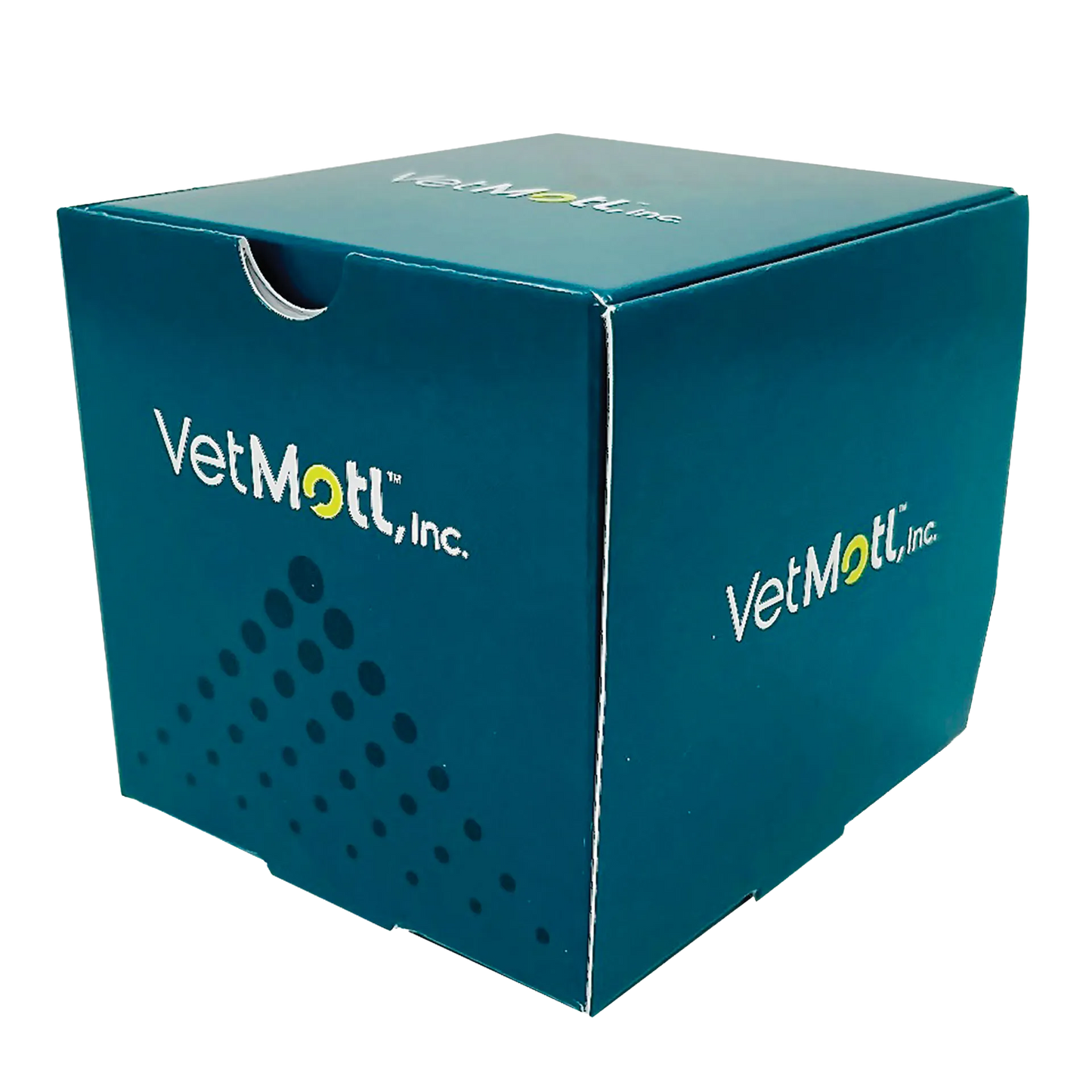 VetMotl Sperm Separation Device,"Teal product box with tuck-top lid"
