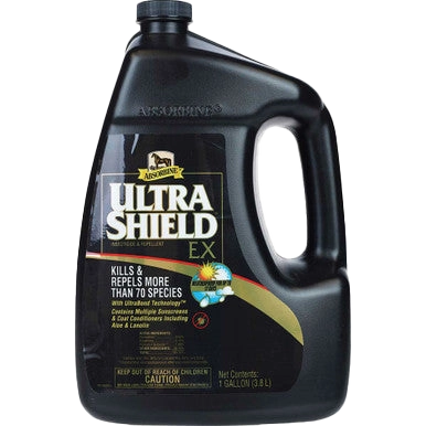 UltraShield® EX Insecticide & Repellent,"Black gallon jug with handle and front label"