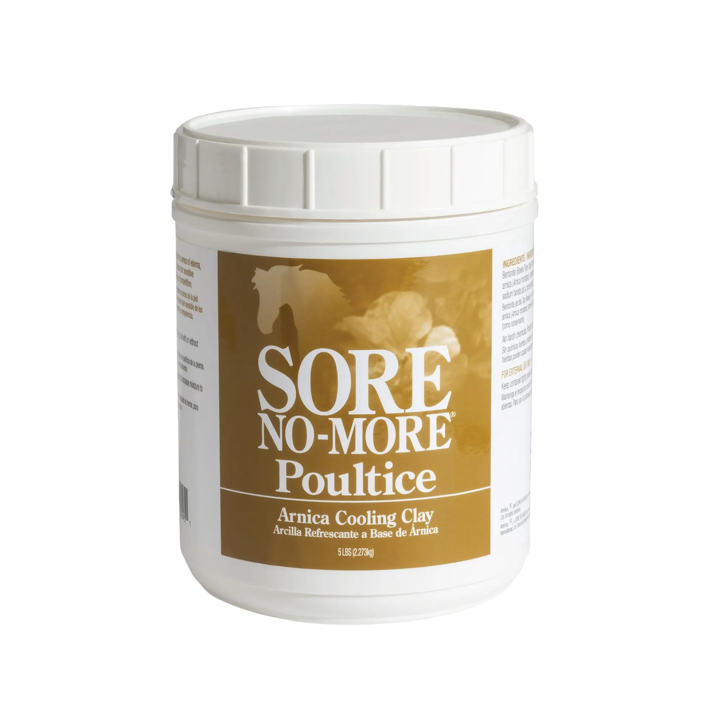 Sore No-More® Classic Poultice,"White plastic tub with screw-top lid and front label"