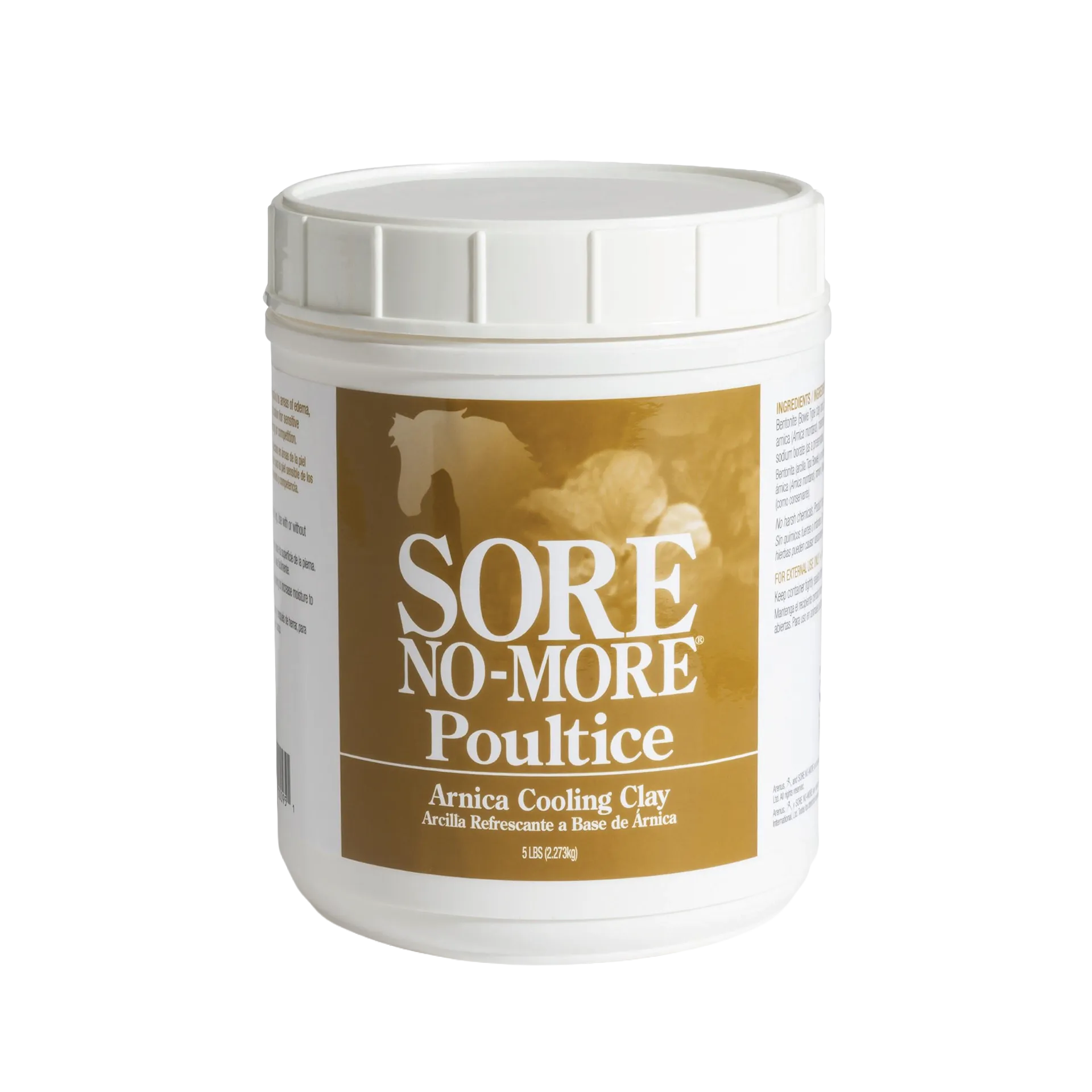 Sore No-More® Classic Poultice,"White plastic tub with screw-top lid and front label"