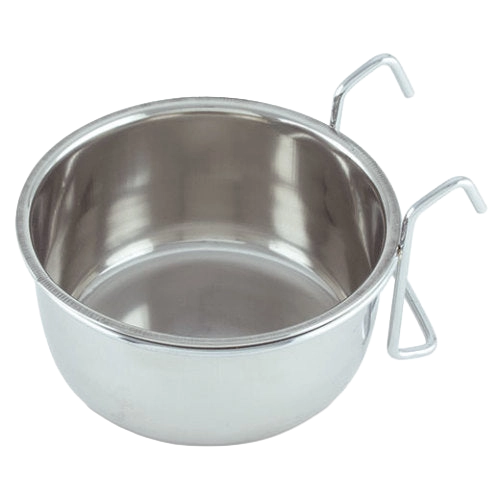 Coop Cups with Wire Hanger,"Metal cup with attached wire hanger hook"