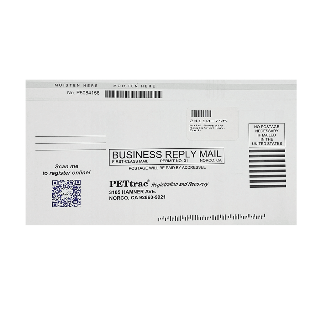 Avid Microchip Registration Forms
