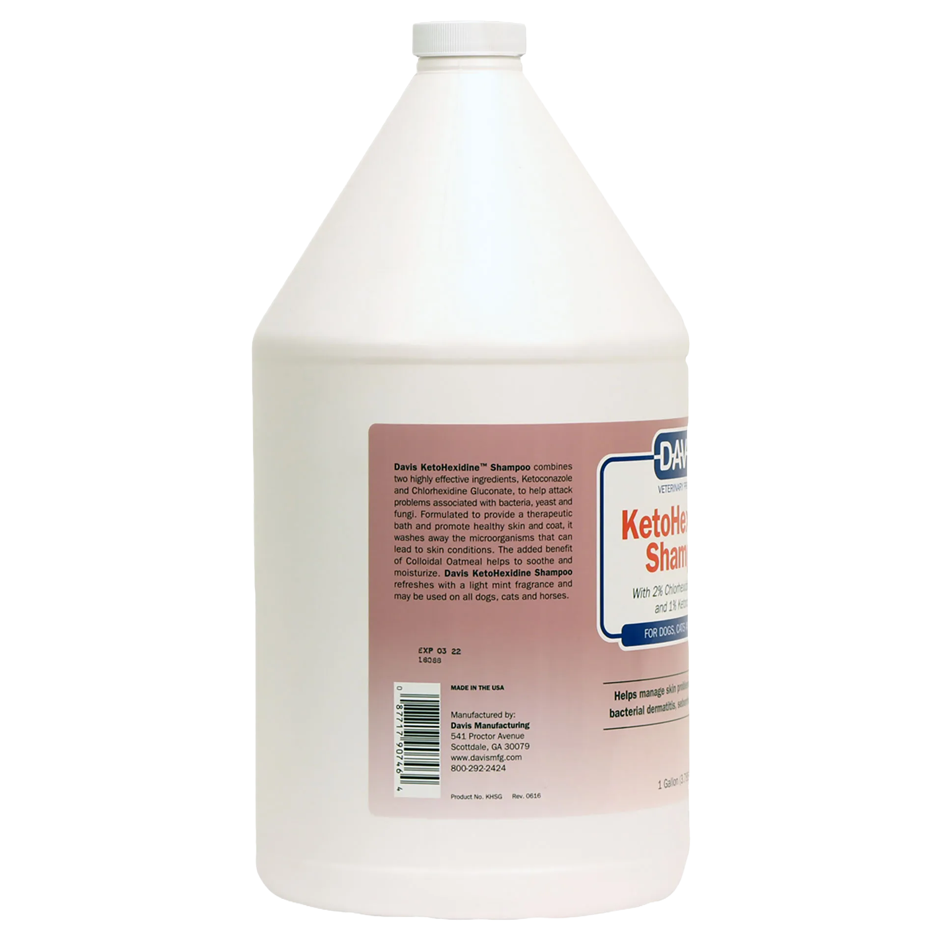 Ketohexidine Shampoo,"Large shampoo bottle with screw cap and front label"