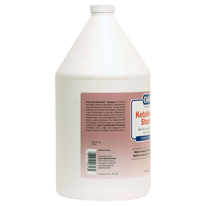 Ketohexidine Shampoo,"Large shampoo bottle with screw cap and front label"