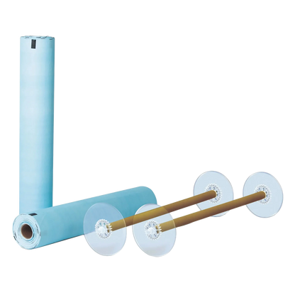 BrilliantPad Replacement Rolls,"Blue absorbent rolls with plastic spool inserts"