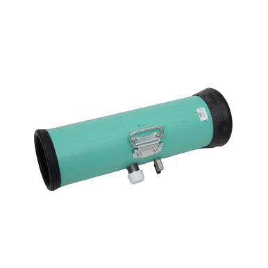 Colorado Outer Shell with padding,"Turquoise cylindrical tube with handle and end caps"