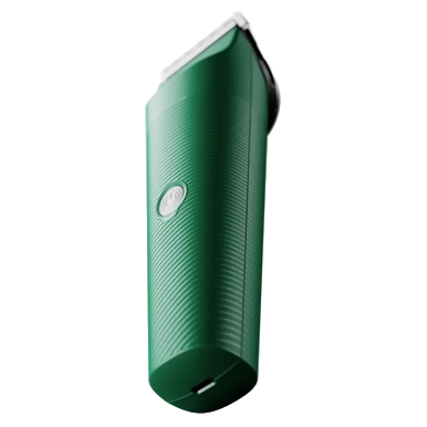Vida Green Cordless Clipper by Andis,"Green cordless hair clipper angled front view"