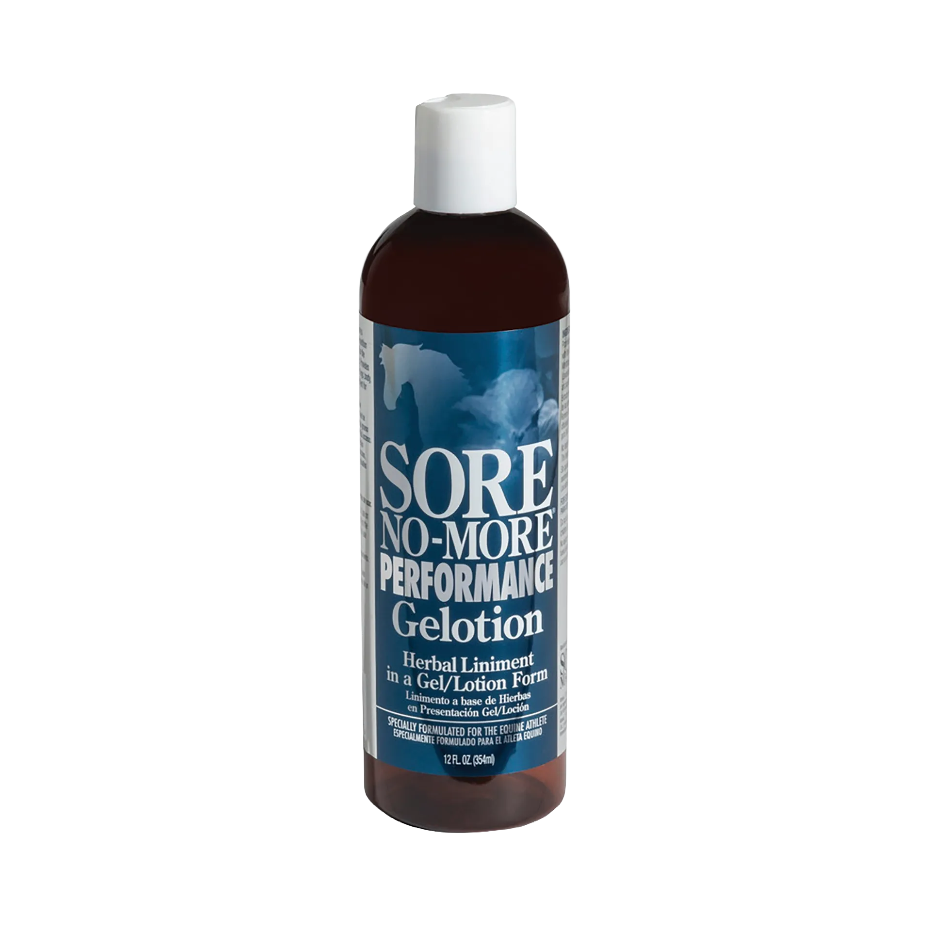 Sore No-More® Performance Gelotion,"Brown bottle with white cap and blue front label"