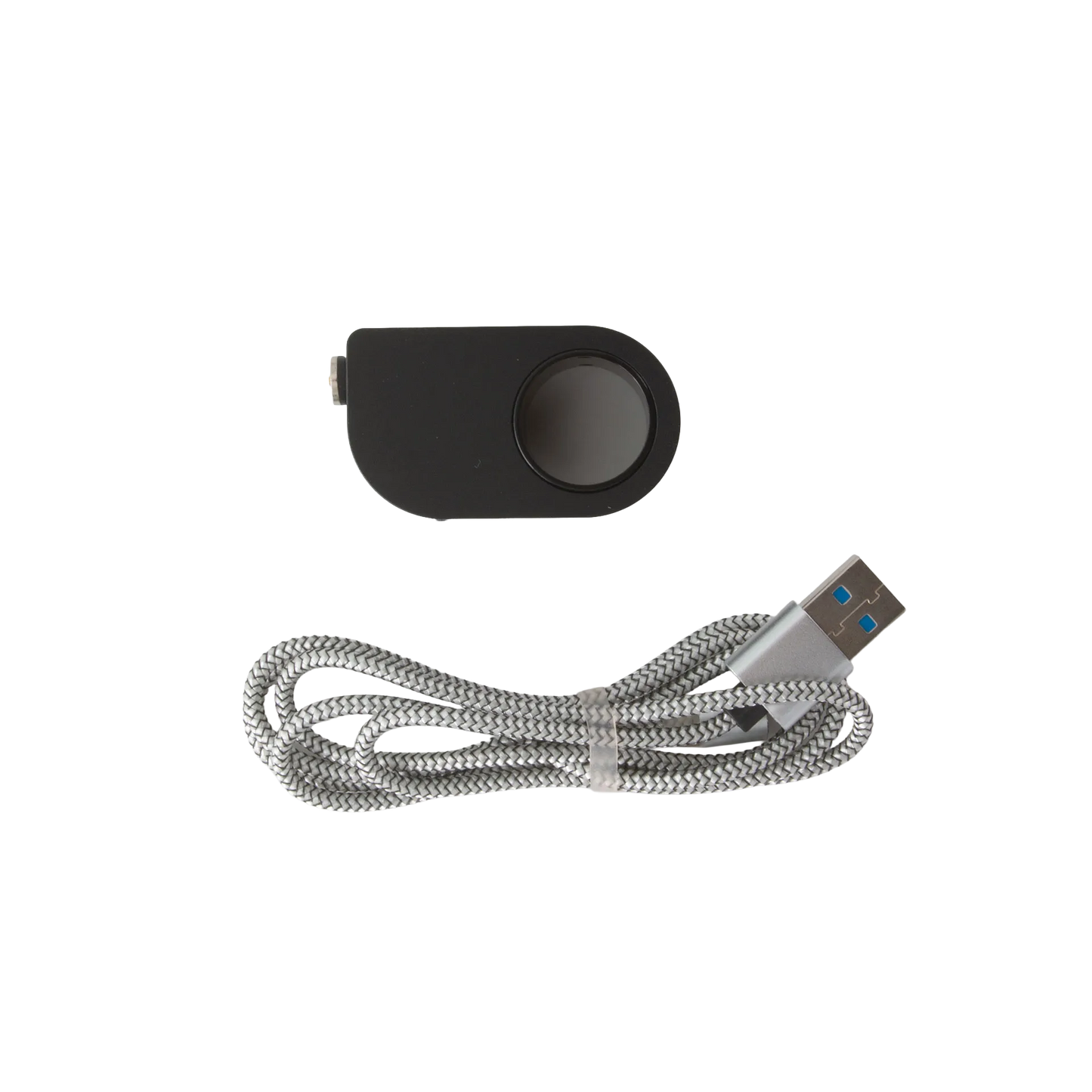 iSperm Semen Analyzer Accessories,"Black device with round lens and braided USB cable"
