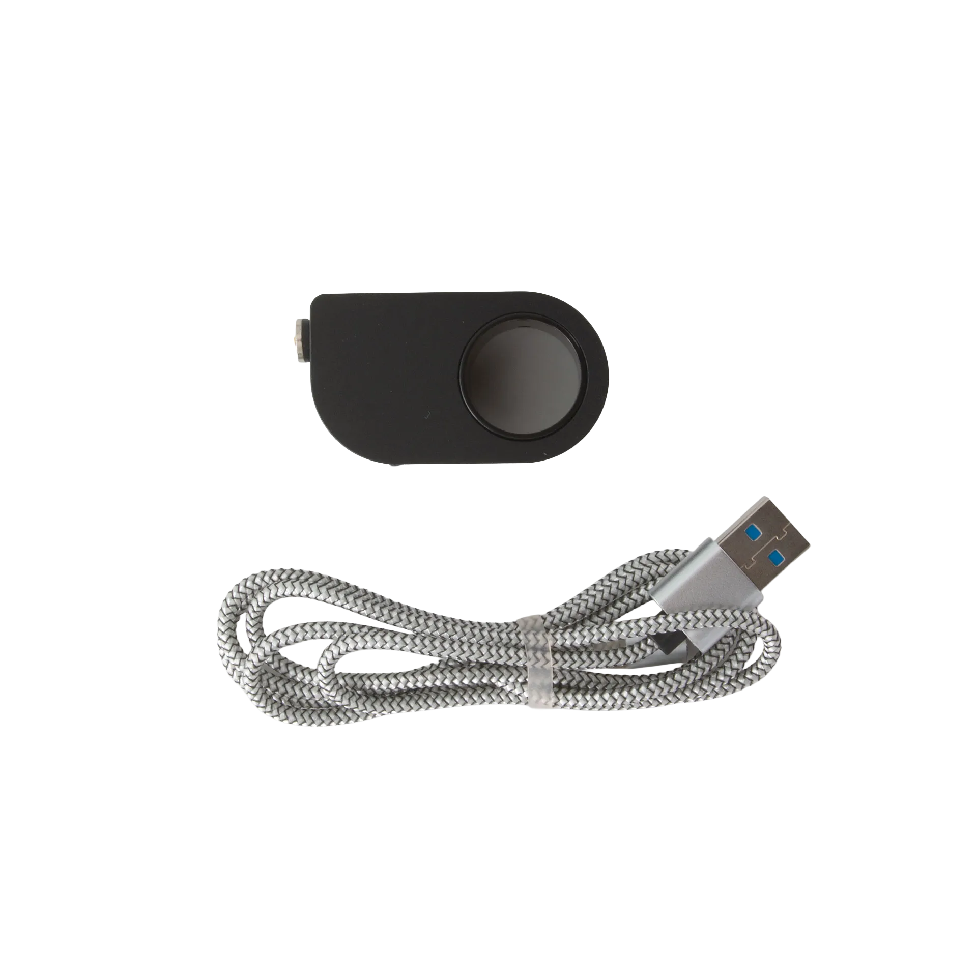 iSperm Semen Analyzer Accessories,"Black device with round lens and braided USB cable"