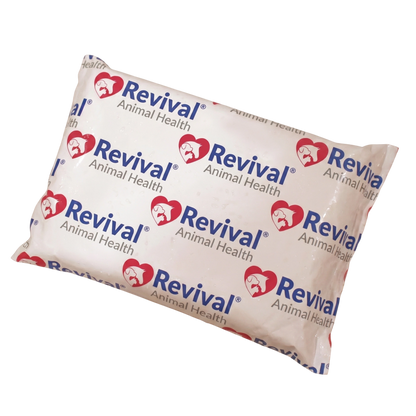 Revival Animal Health Extra Ice,"White rectangular ice pack pouch"