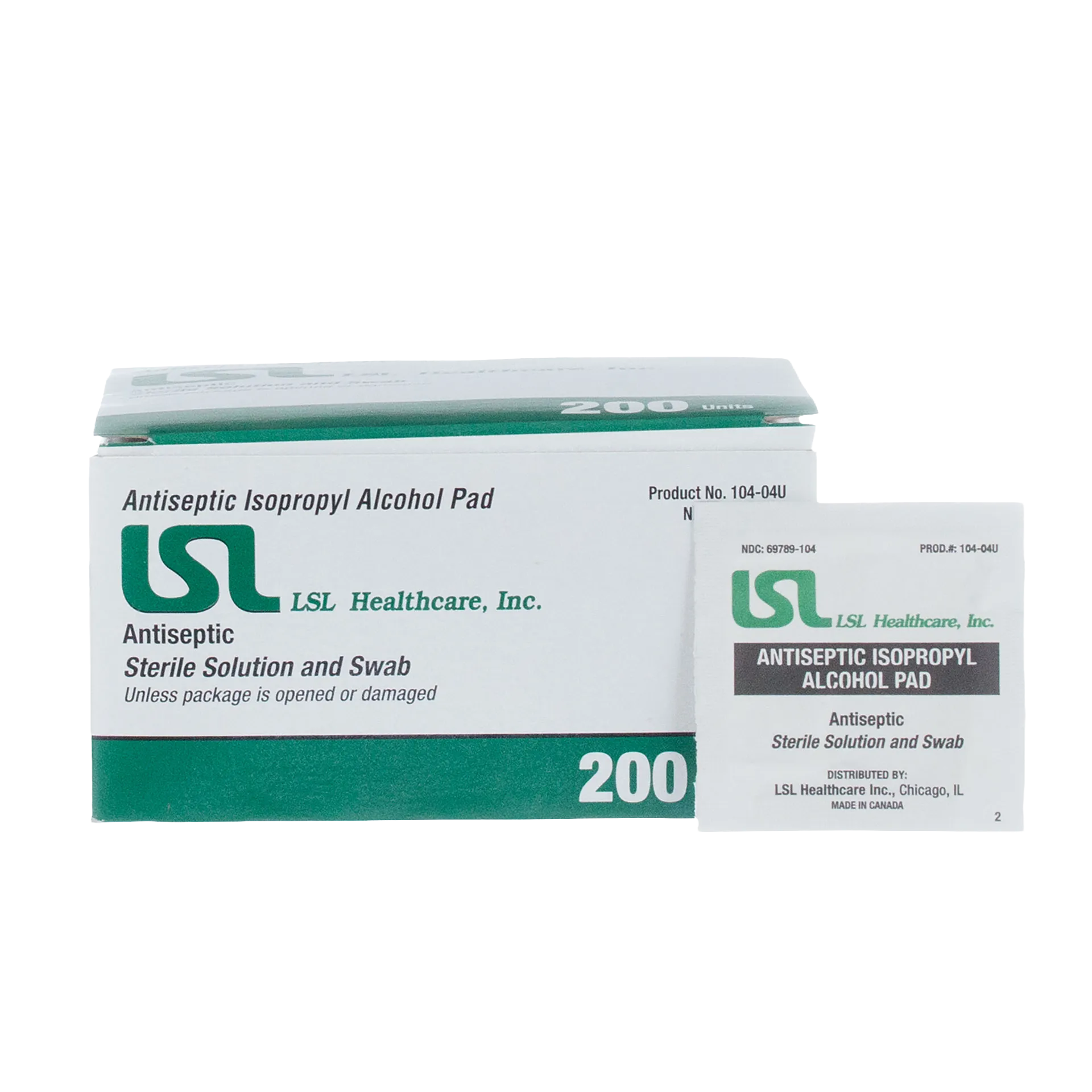 Alcohol Preps,"Box with individual alcohol prep pad packets"