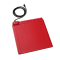 Pet Heat Mat with Rheostat,"Red square heat mat with attached power cord"