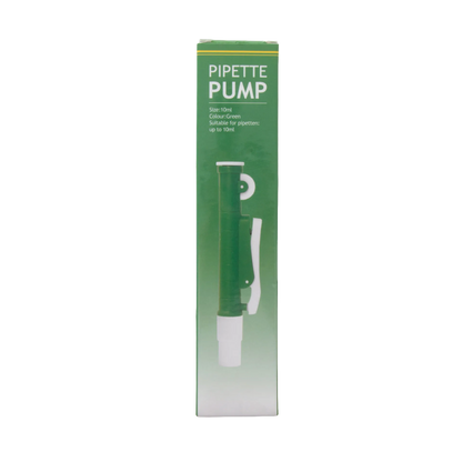 Pipette Pump,"Green pipette pump in retail box"