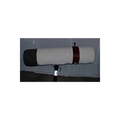 Paulsonbilt Heavy Duty Breeding Mounts,"White cylindrical mount with black and red end bands"