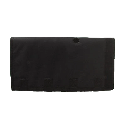 Neoprene AV Cover,"Black cover with flap and stitched tabs"