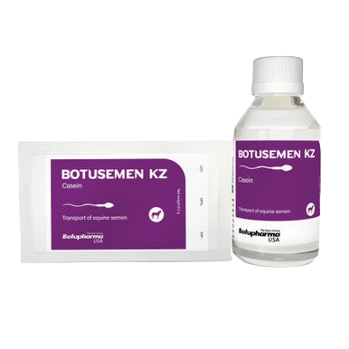 BotuSemen KZ,"Bottle and sealed pouch with purple labels"