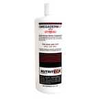 Omegaderm-3™,"White bottle with screw cap and black label, front view"
