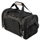 Mobile Dog Gear Pet Carrier Plus,"Black soft-sided pet carrier with shoulder strap and side pockets"