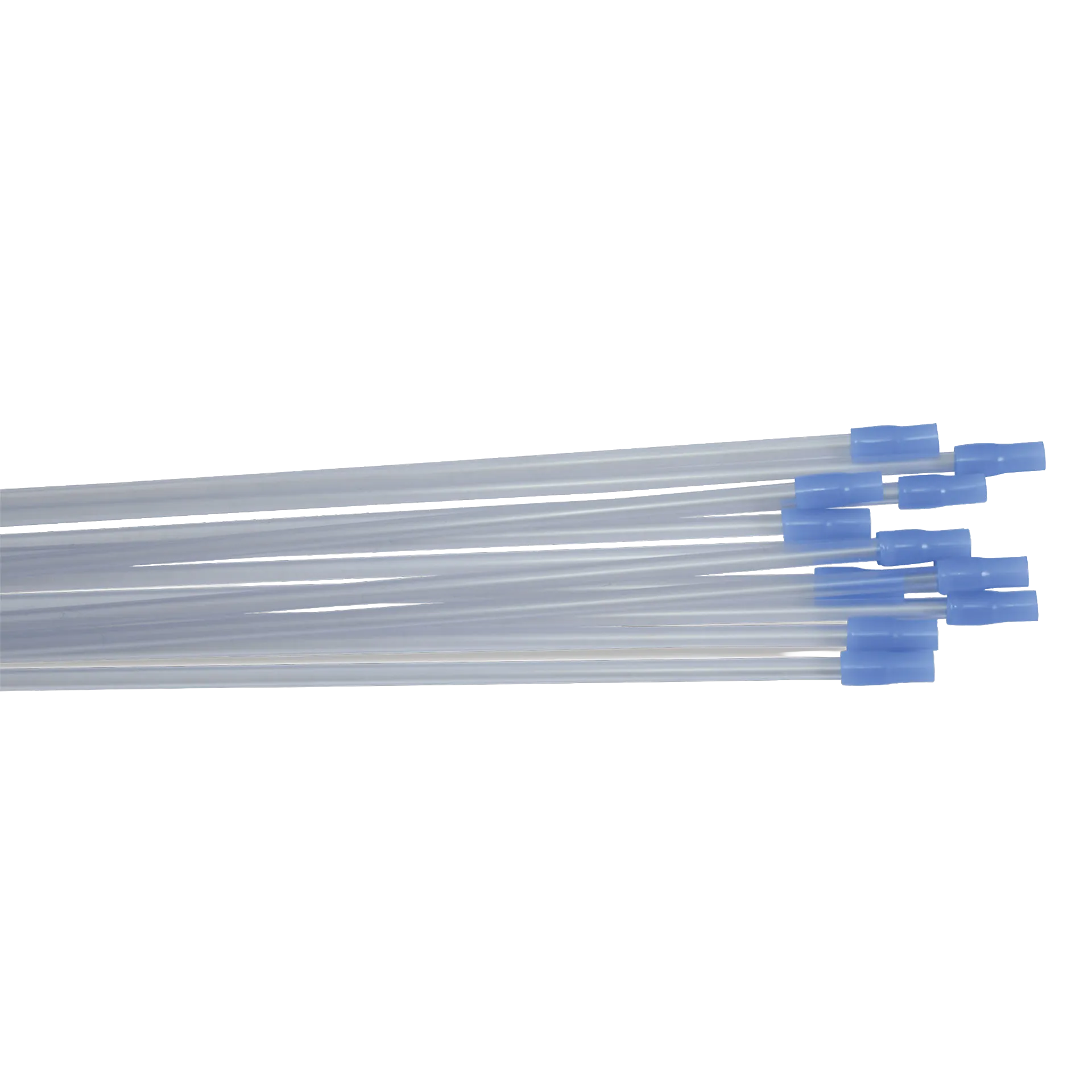 "6"" Draw Straws w/flex tips","Clear plastic straws with blue flex tips"