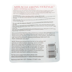 Miracle Nipple O-ring Syringe,"Back of syringe package with barcode and instructions"