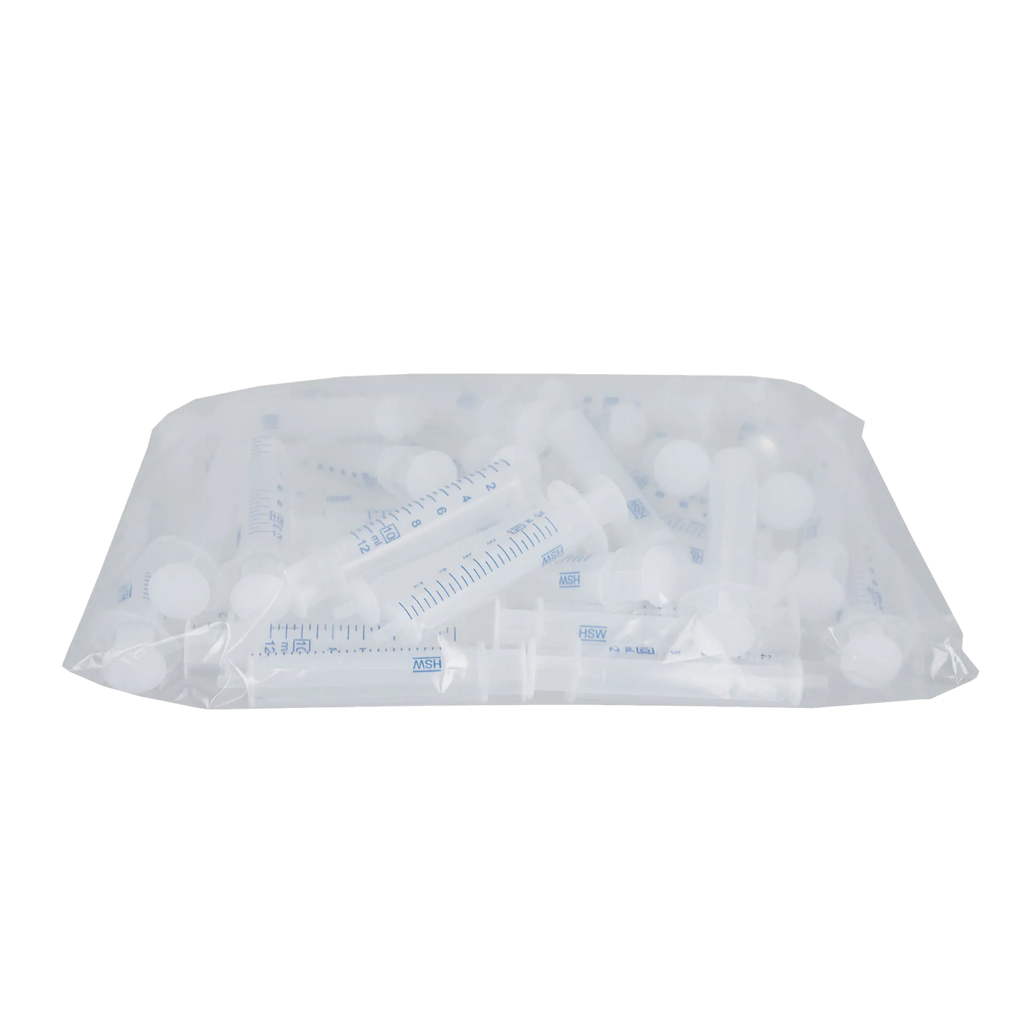Semen Safe All Plastic Syringes,"Bag of clear plastic syringes"