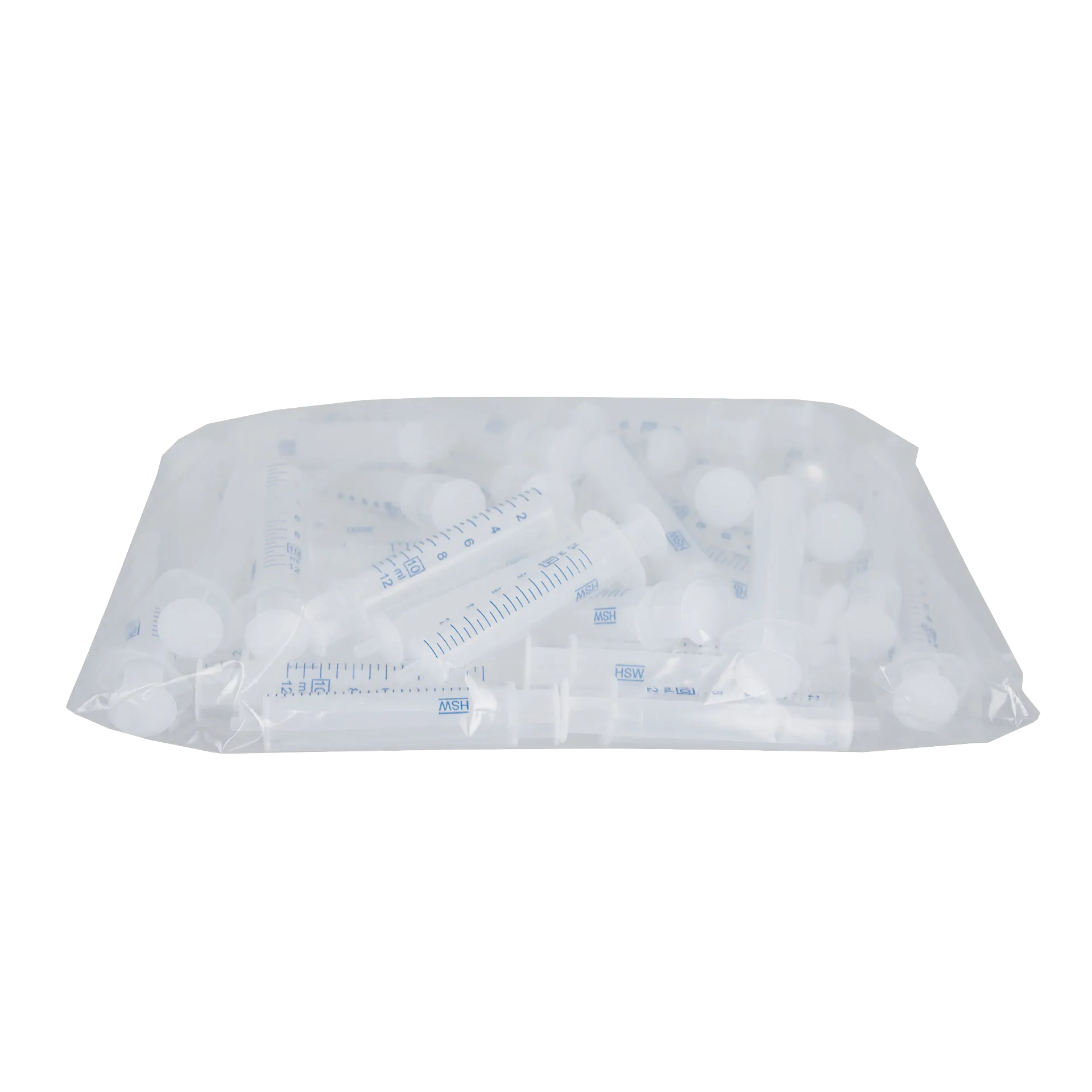 Semen Safe All Plastic Syringes,"Bag of clear plastic syringes"