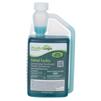 Animal Facility Disinfectant,"Blue handled bottle with white cap and front label"