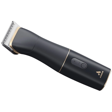beSPOKE Cordless Clipper by Andis,"Black cordless clipper with gold trim and silver blade"