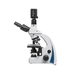 BioVID 4K 8MP Ultra HD Microscope Camera,"Compound microscope with camera mounted on top"