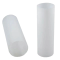 Goblet 35mm,"Two white cylindrical inserts shown upright and angled"