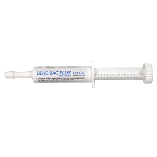 Bene-Bac® Plus,"Oral gel syringe with clear cap and plunger"