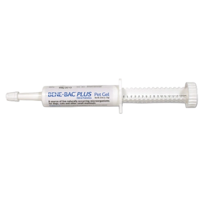 Bene-Bac® Plus,"Oral gel syringe with clear cap and plunger"