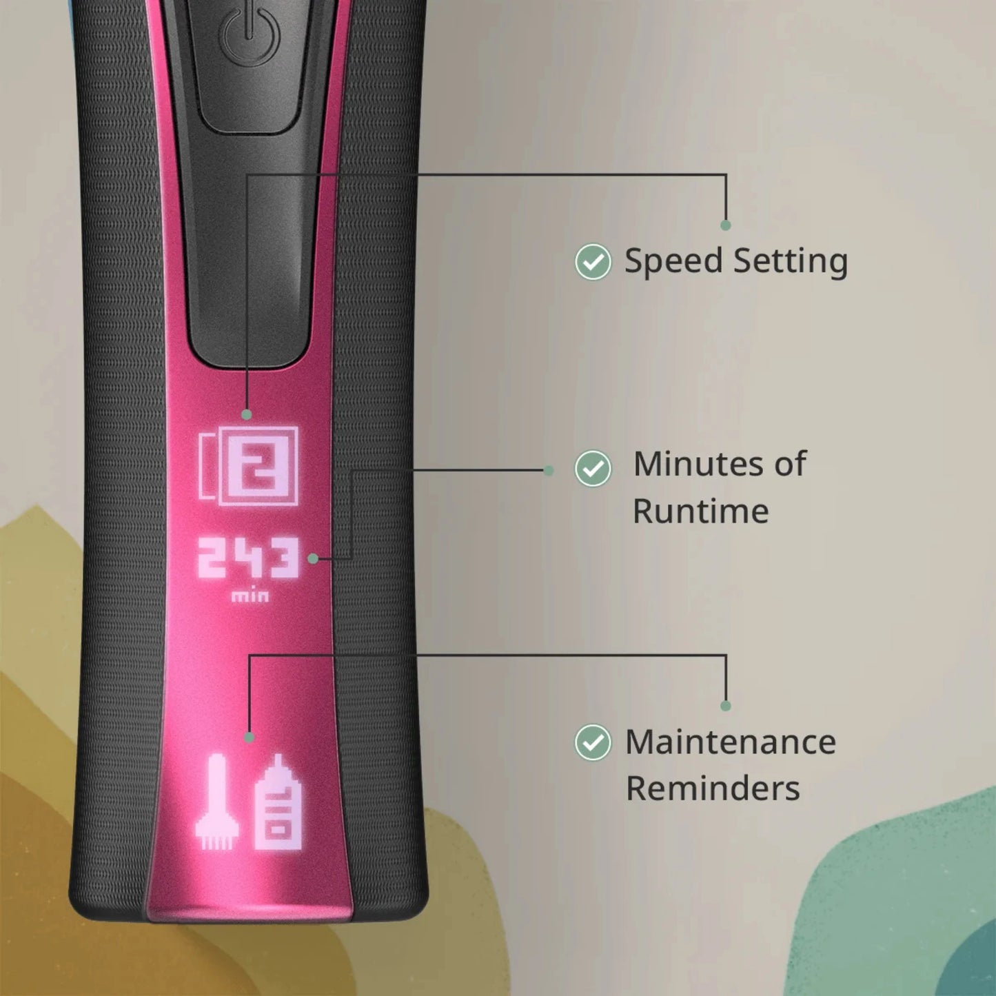 Bravura2 Cordless Clipper Brilliant Rose by Wahl