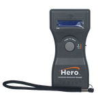 Hero™ Universal Microchip Scanner,"Handheld scanner with display screen and wrist strap"