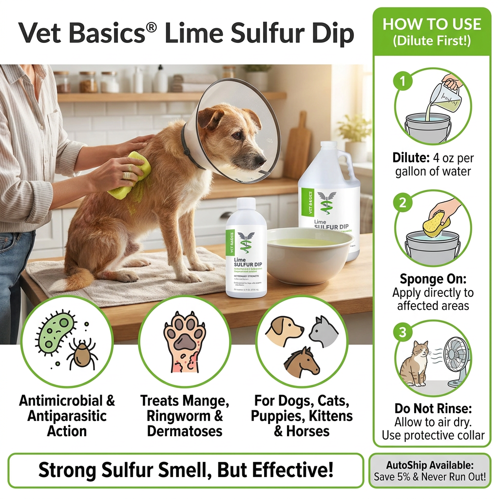 Vet Basics® Lime Sulfur Dip