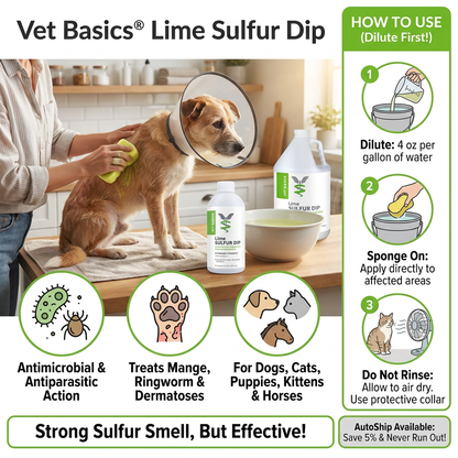 Vet Basics® Lime Sulfur Dip