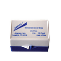 Microscope Slides / Microscope Covers,"White plastic cover slip storage case"
