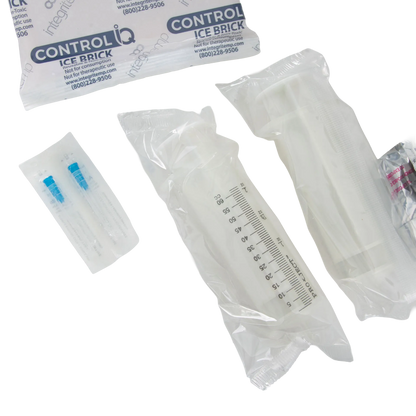 EquiSaver Cooled Semen Shipper,"Kit with ice packs, large syringe, and blue-capped tubes"