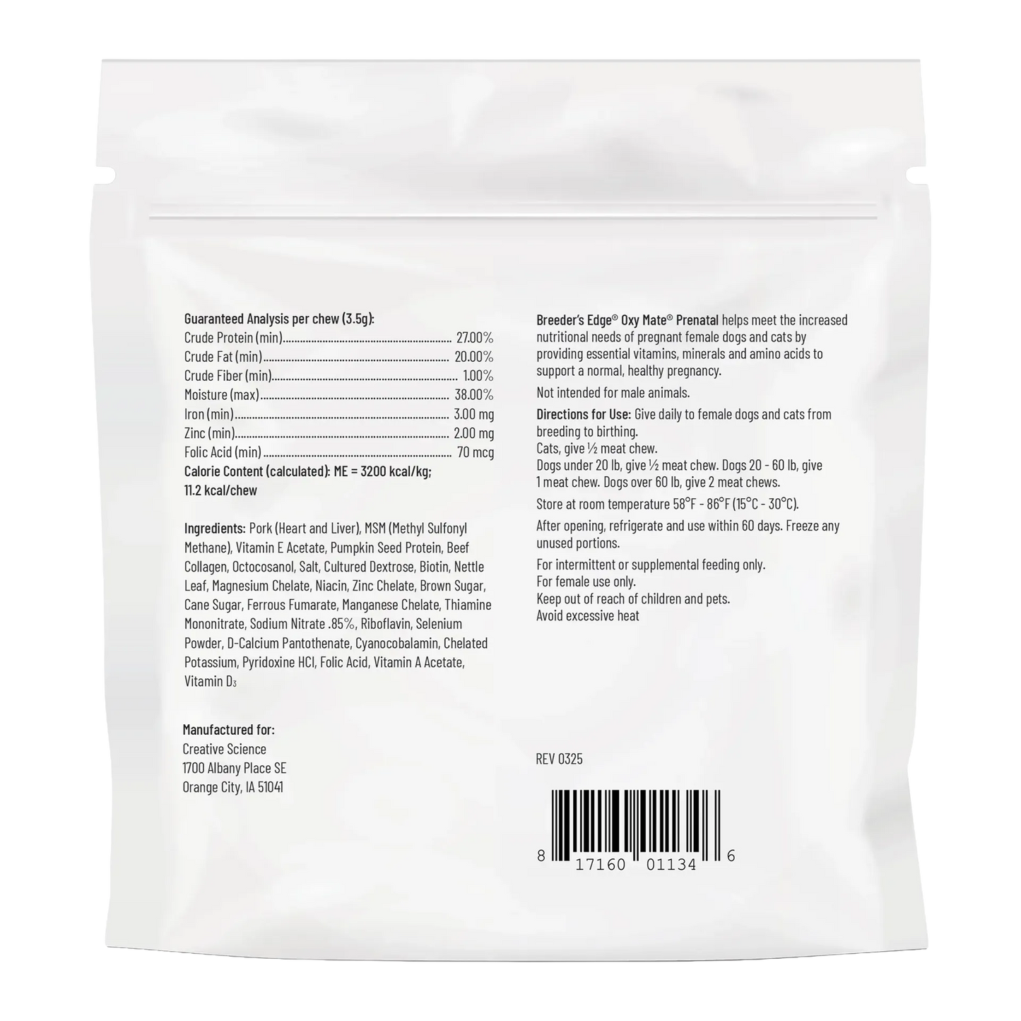 Breeder's Edge® Oxy Mate® Prenatal