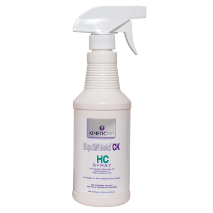 EquiShield® CK HC Salve and Spray,"White spray bottle with trigger nozzle"