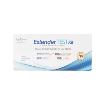 Botu Test Kit,"Front view of white product box with blue wave design"