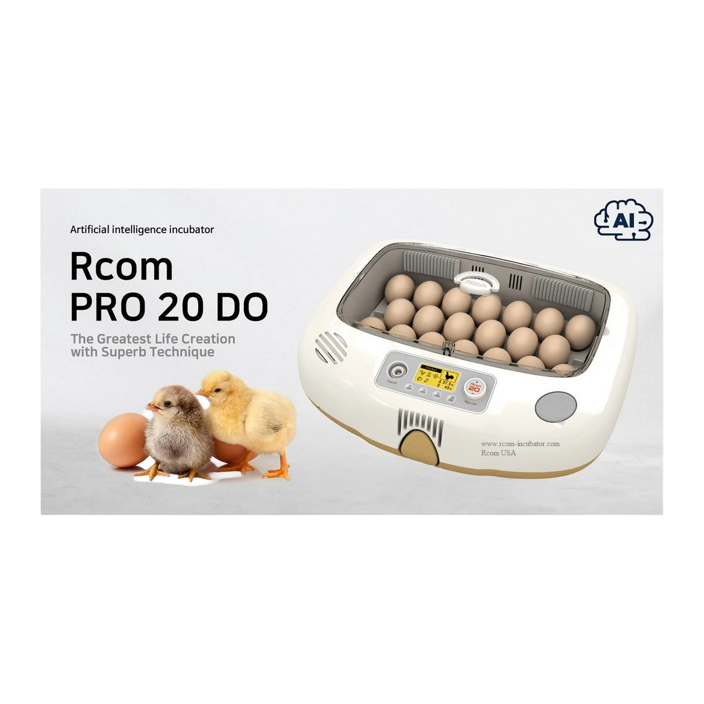 Pro-20 DO Incubator by Rcom USA