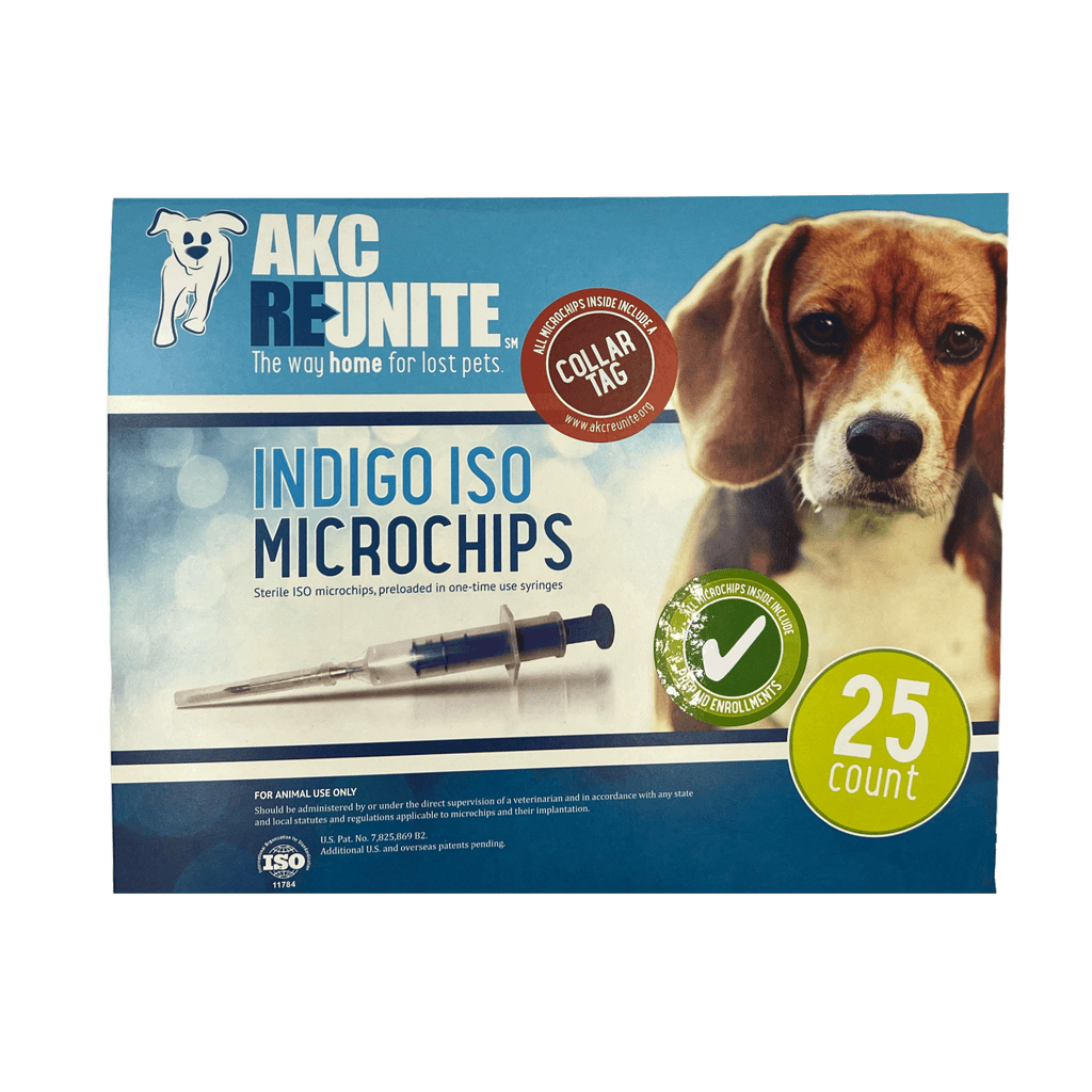 AKC Reunite Indigo ISO Microchips